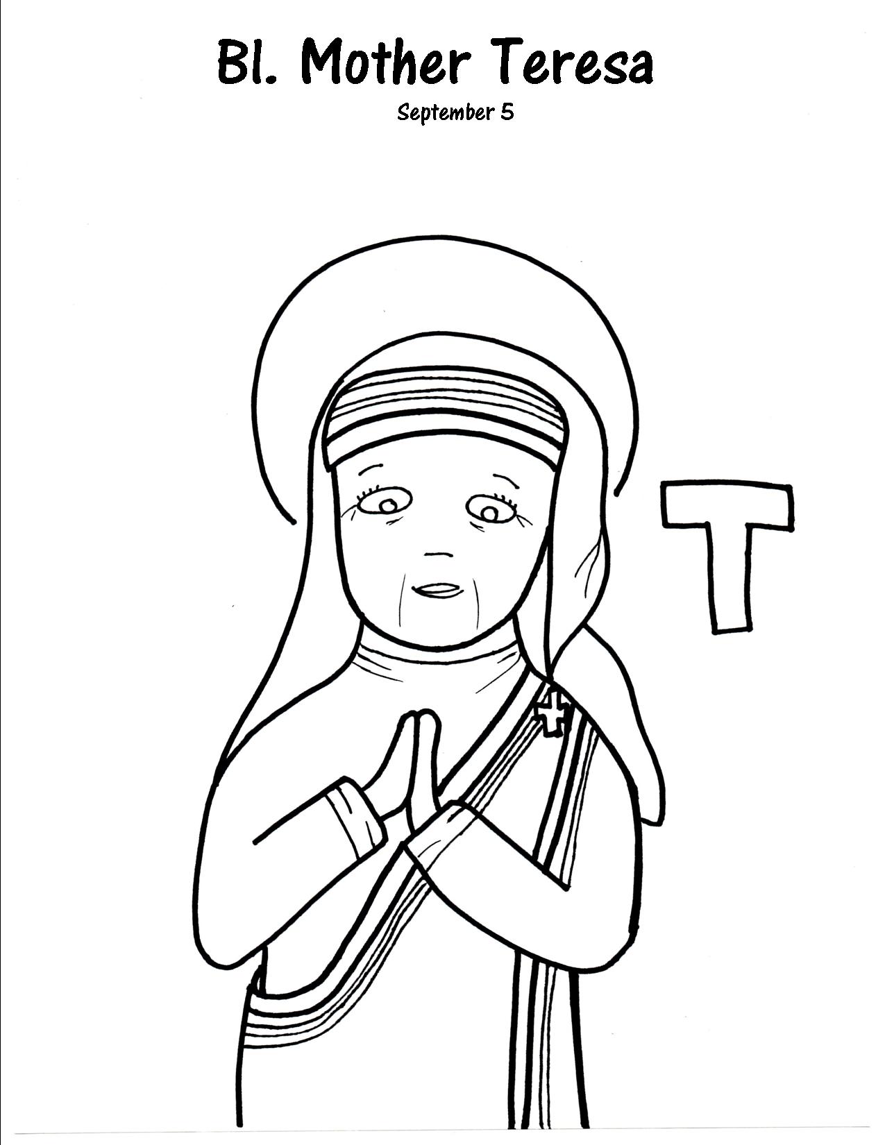 1275x1650 How To Draw Mother Teresa 1 Jpg Pictures To Pin