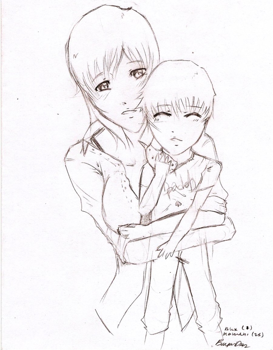 900x1156 Mother And Son Sketch By Xbadexe