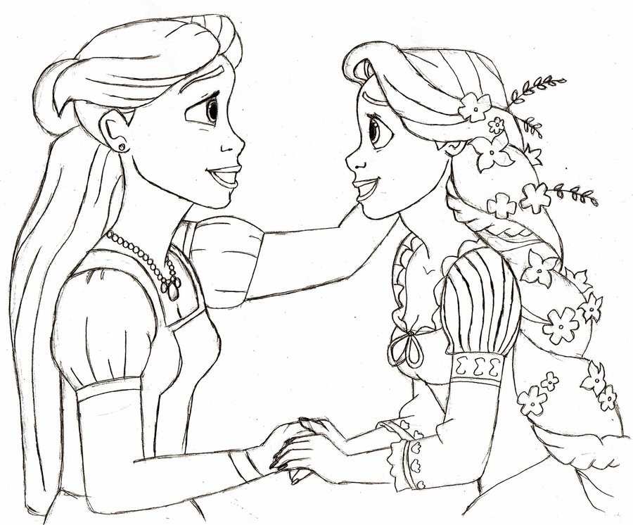 900x746 Rapunzel And Her Real Mother By Creepyland