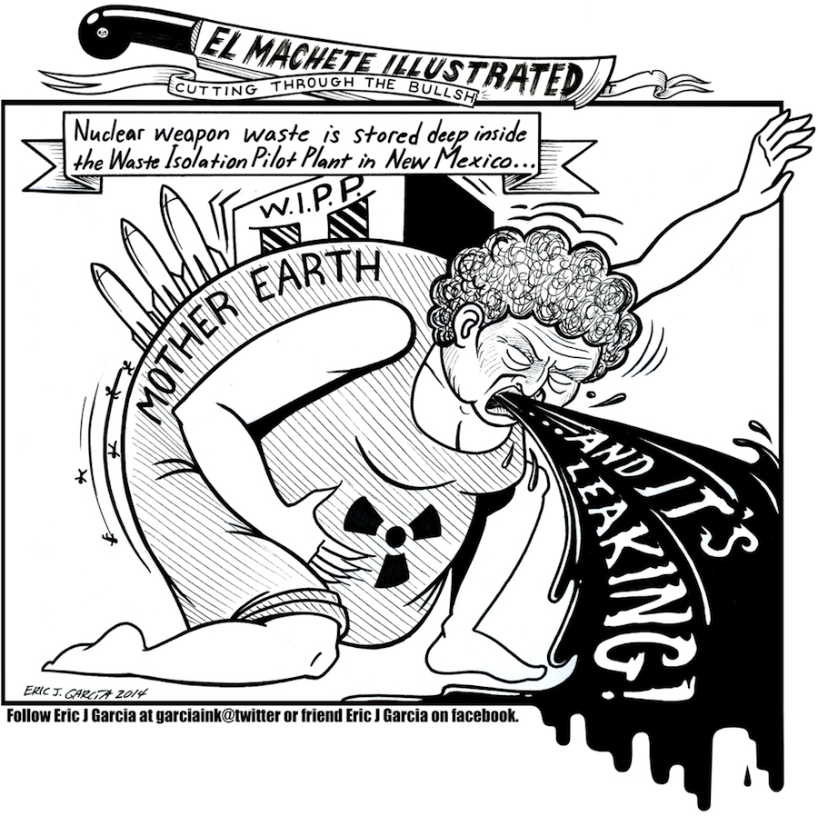 900x898 A Message From Mother Earth Re Nuclear Waste (Toon) Pocho