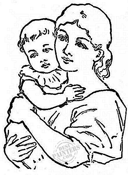 441x604 Mother Love Painting