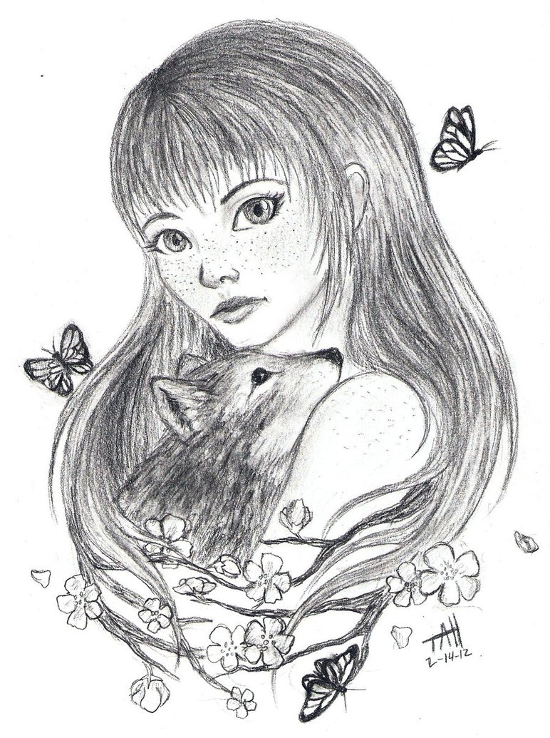 772x1035 Nature With Girl Drawing Mother Nature By Lihnida