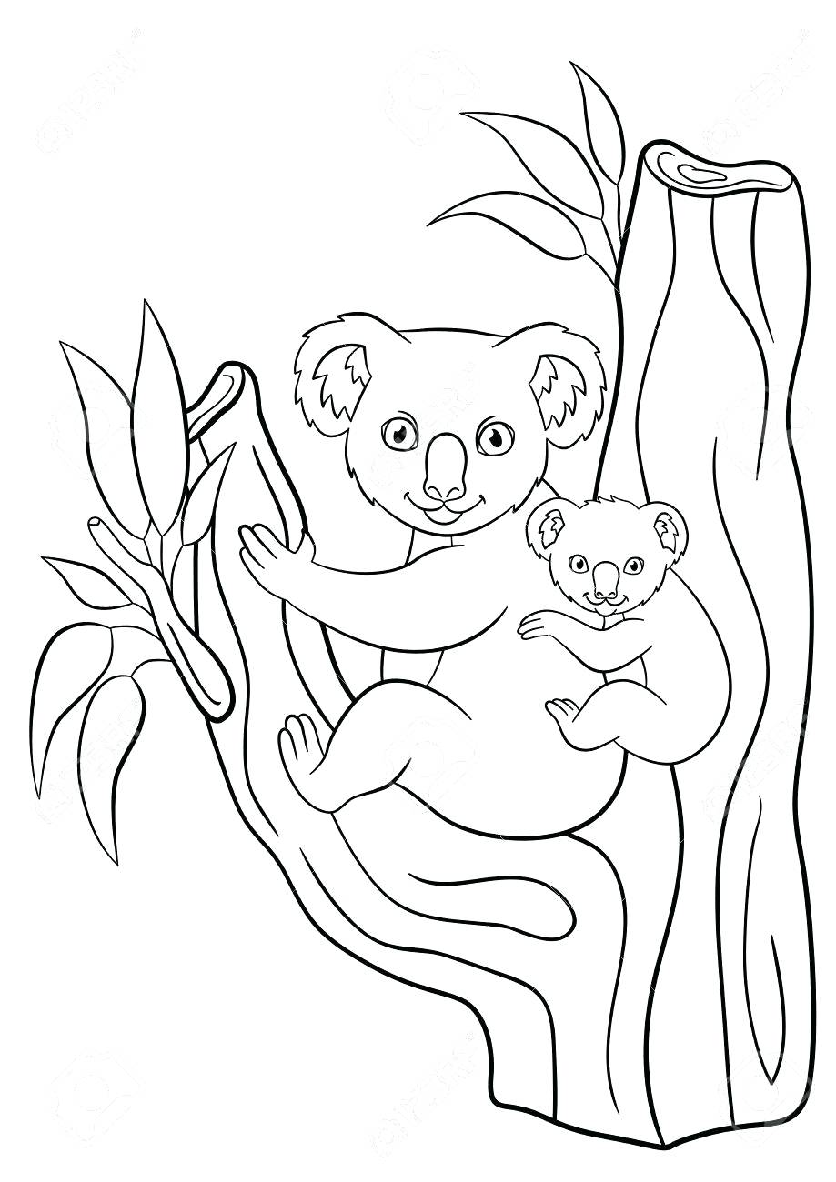 919x1300 Coloring Mother Coloring Pages Seal With Her Little Cute Baby