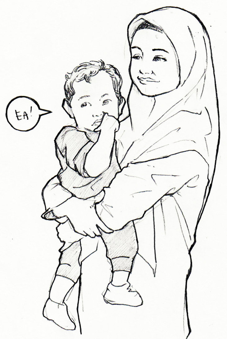 732x1092 Mother And Child By Agent Ea