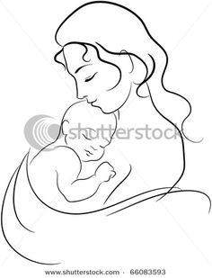 236x309 Mom And Baby Drawings Vector Of Mother And Baby Icon Woman