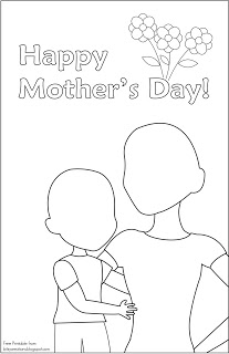 207x320 Free Printable Mother's Day Cards, Coloring Pages Amp More