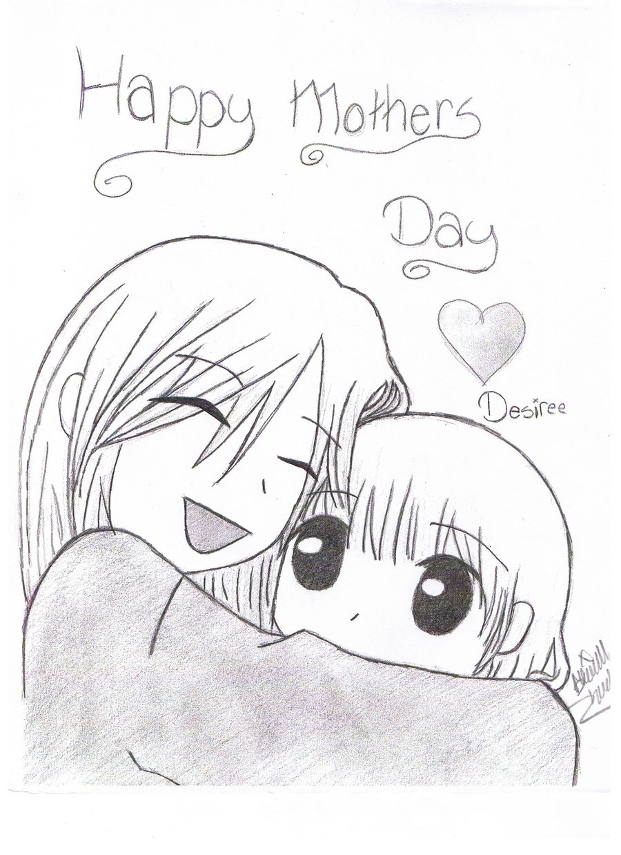 900x1238 Mothers Day Card By Goth Panda
