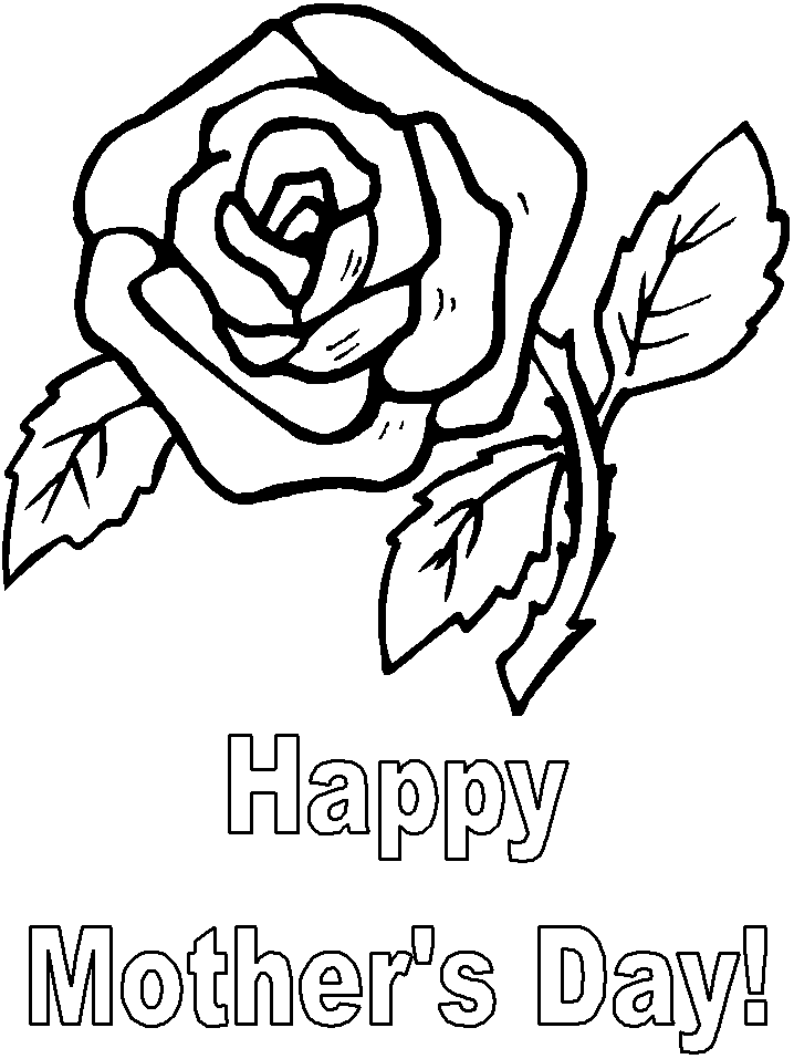 718x957 Mothers Day Flowers Coloring Pages