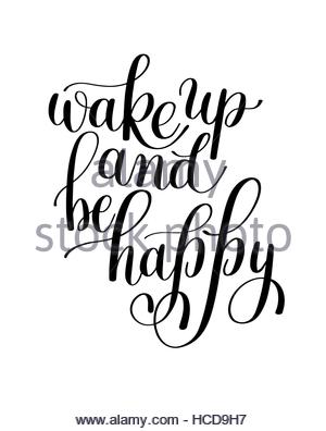 300x396 Calligraphy Wake Up. Inspirational Motivational Quote. Meditation