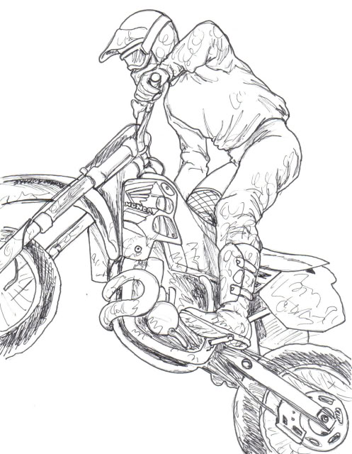 497x640 Dirt bike drawings Last Edited By Natehale1971 05 19 2009