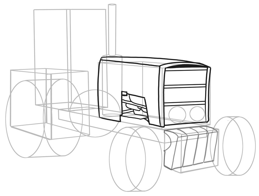 850x642 How To Draw Vehicles Tractors