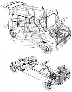 236x304 Datsun 240z Cutaway Drawing By Shin Yoshikawa Datsun 240z