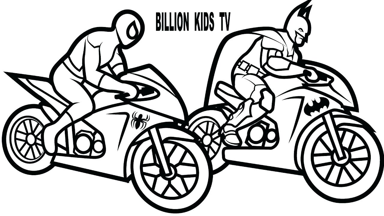 1280x720 Coloring Coloring Pages Of Motorcycles