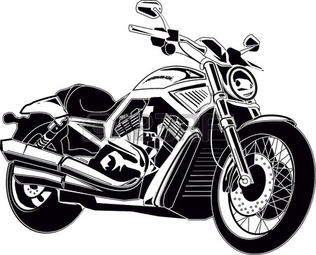 450x363 Motorcycle Chopper Royalty Free Cliparts, Vectors, And Stock