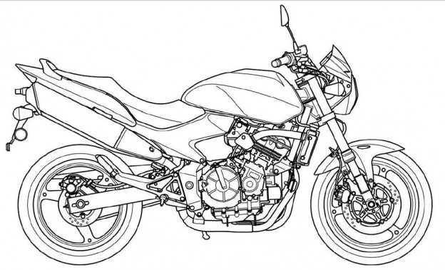 624x379 Printable Motorcycle Coloring Pages For Kids Mouse And
