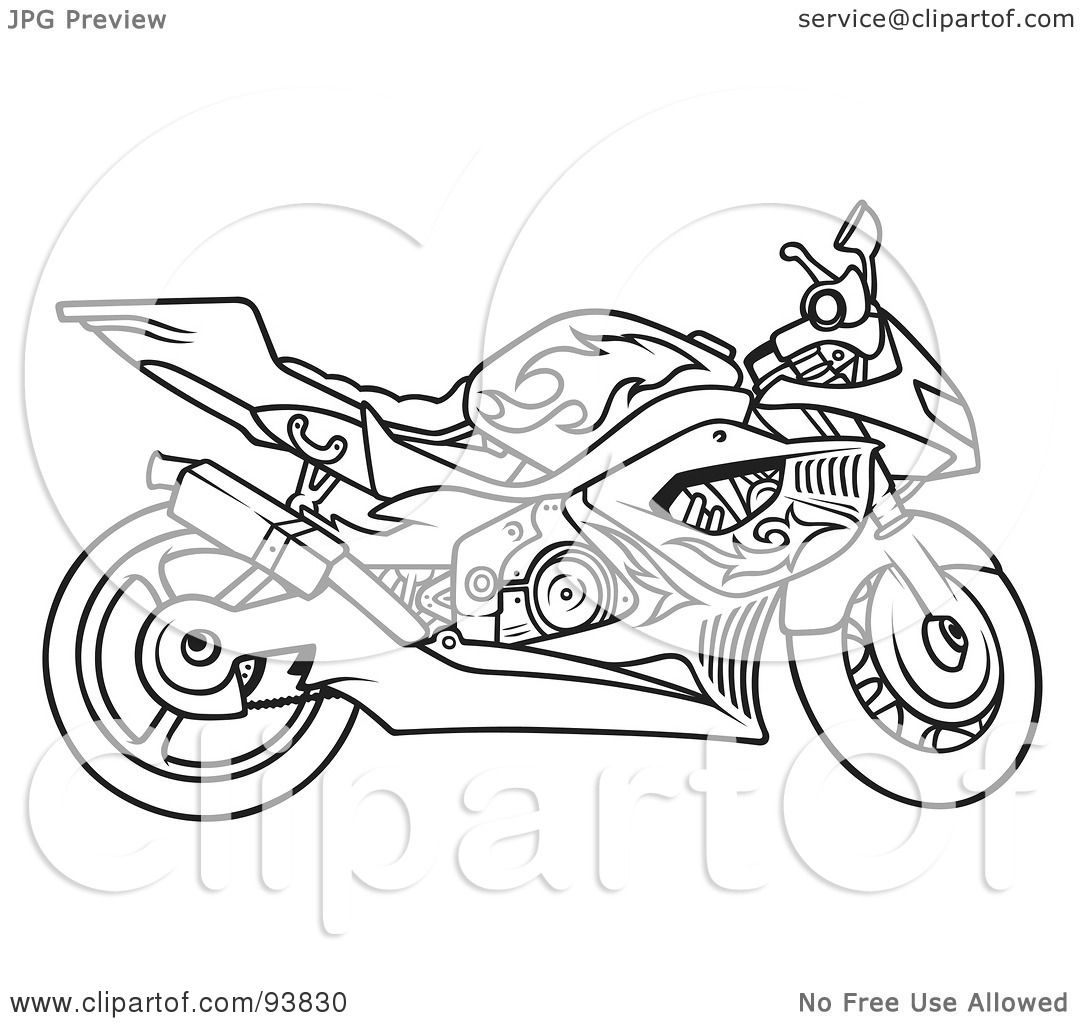 1080x1024 Royalty Free (Rf) Clipart Illustration Of A Black And White