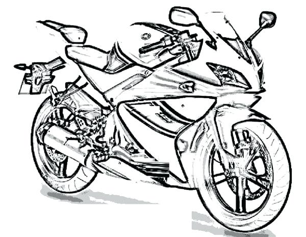 600x464 Motorcycle Coloring Pages Download Kids For Adults Murs