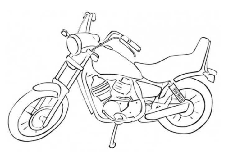 750x512 Printable Motorcycle Coloring Pages For Preschoolers