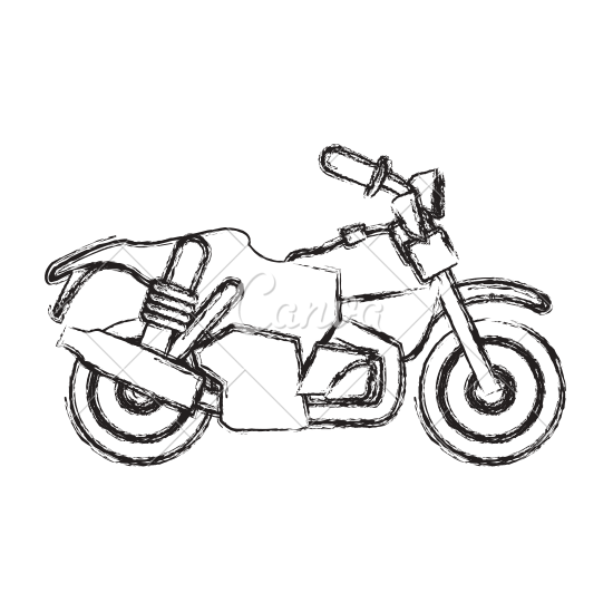 550x550 Vintage Motorcycle Frontview