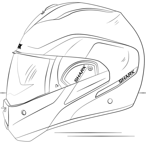480x480 Motorcycle Helmet Coloring Page Free Printable Coloring Pages