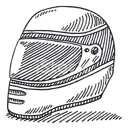 440x440 Vector Drawing Motorcycle Stock Vector