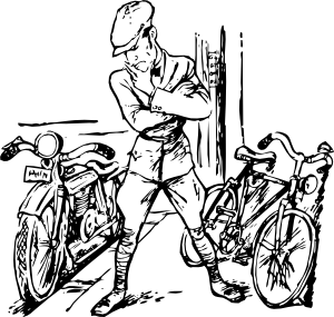 300x285 Bike Motorcycle Clip Art