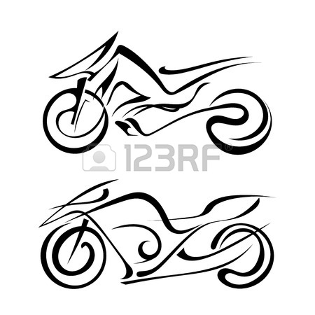450x450 Motorcycle Silhouette Stock Photos. Royalty Free Business Images
