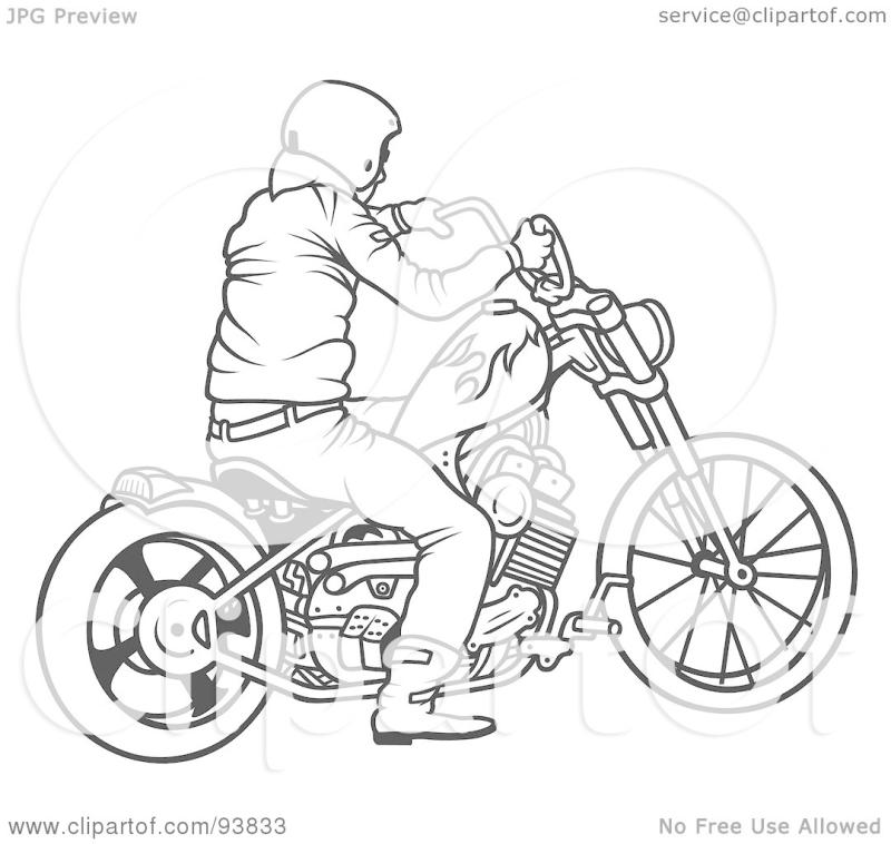 800x758 Motorcycle Outline Clip Art