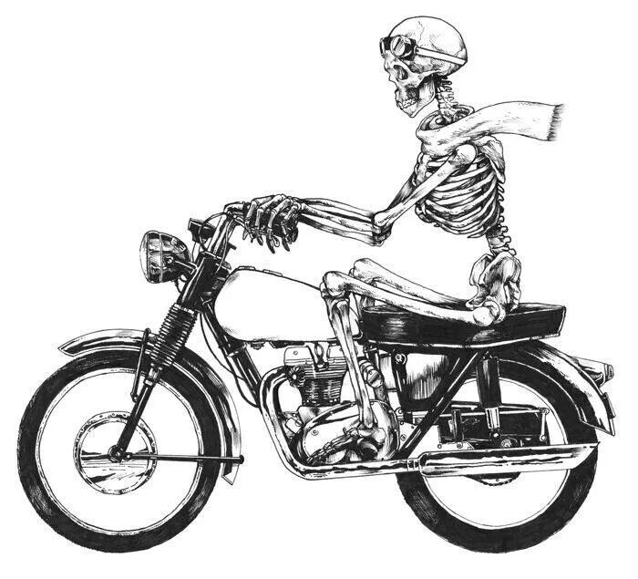 700x635 Image Result For Skeleton King Riding Motorcycle Lucky Skeletons