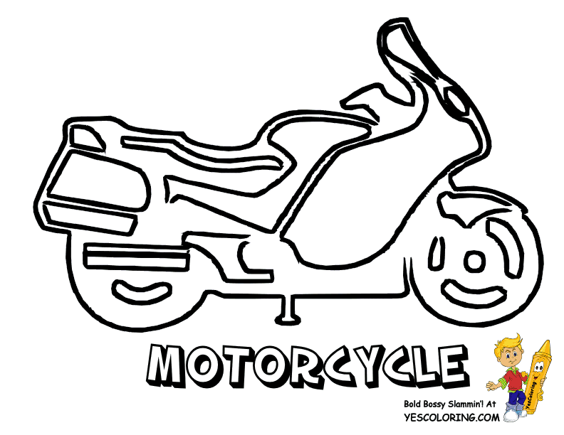 792x612 Motorcycle Coloring Pages For Kids Many Interesting Cliparts