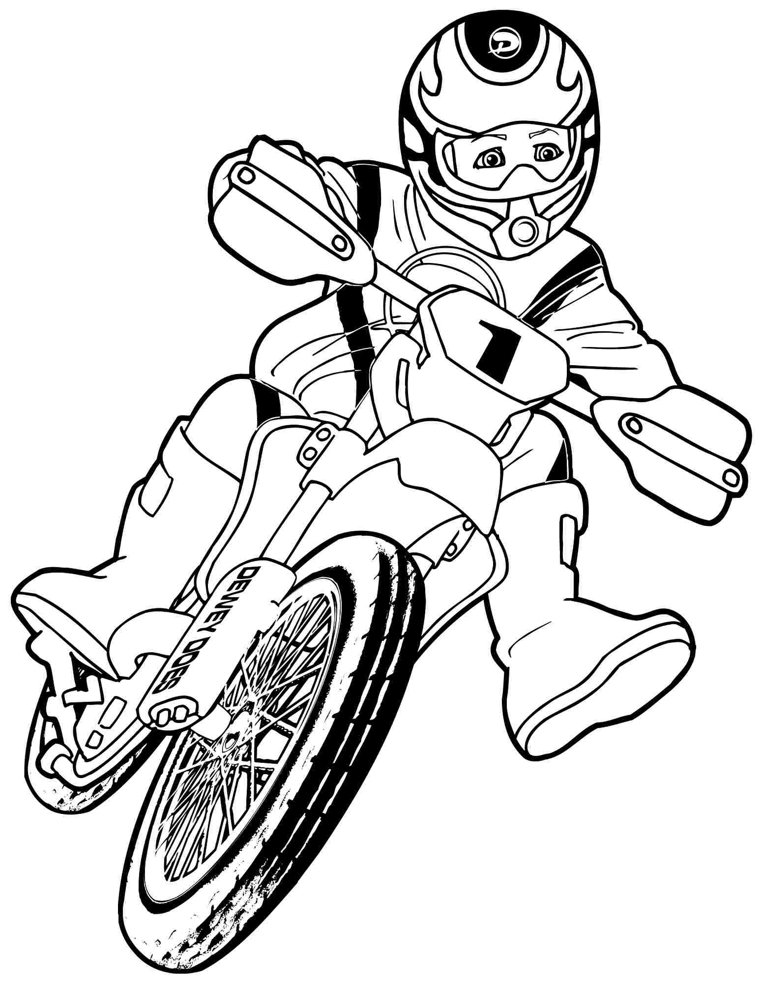 1548x2000 Trend Motorcycle Pictures To Color 13