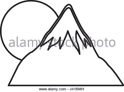 432x320 Mount Fuji Sun Japan Landscape Natural Image Stock Vector Art