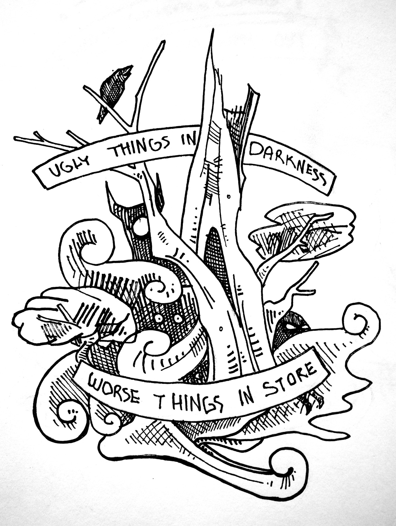 1280x1700 The Mountain Goats, Illustrated In The Craters On The Moon