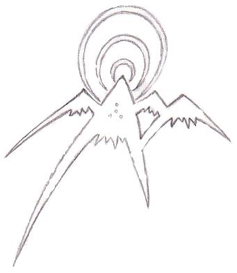 341x393 Mountain Symbol Pencil Sketch By Omanoct