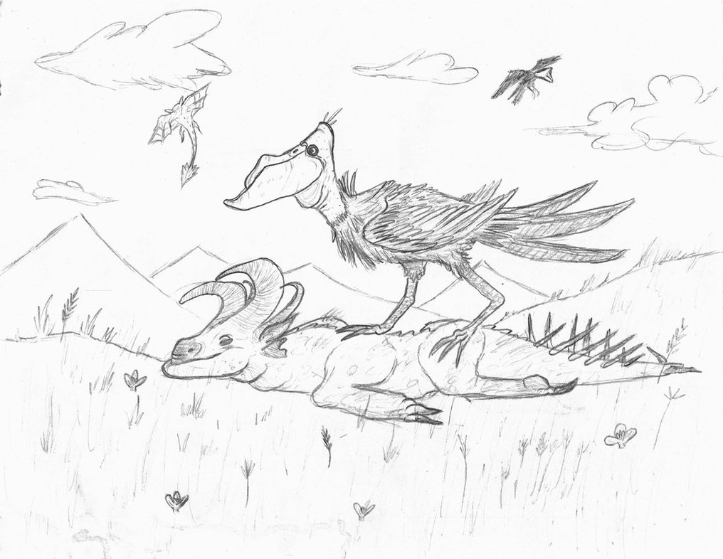 1016x786 Made Up Creatures Scrovian Mountain Range By Inkgink