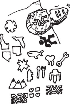 238x350 Shapers Mountain Range Paper Punch