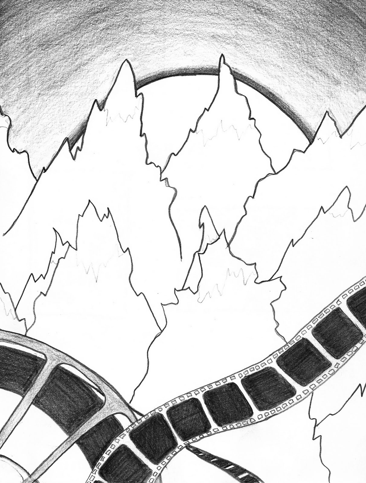 1212x1600 Donna Reisinger Mountain Scene Sketch