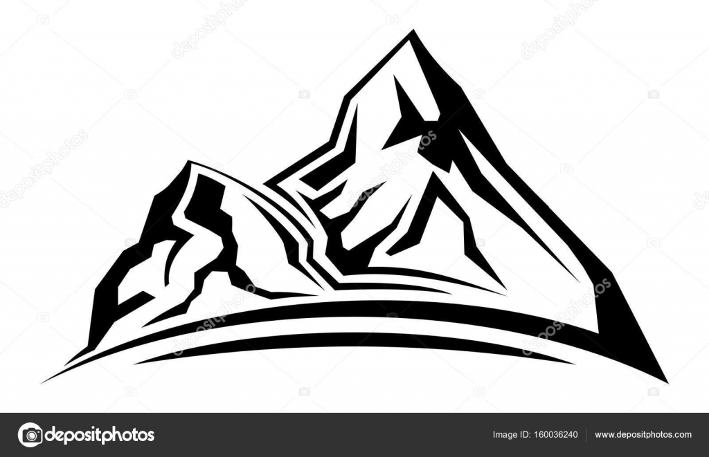 1024x661 Simple Mountain Silhouette Stock Vector Zybr78