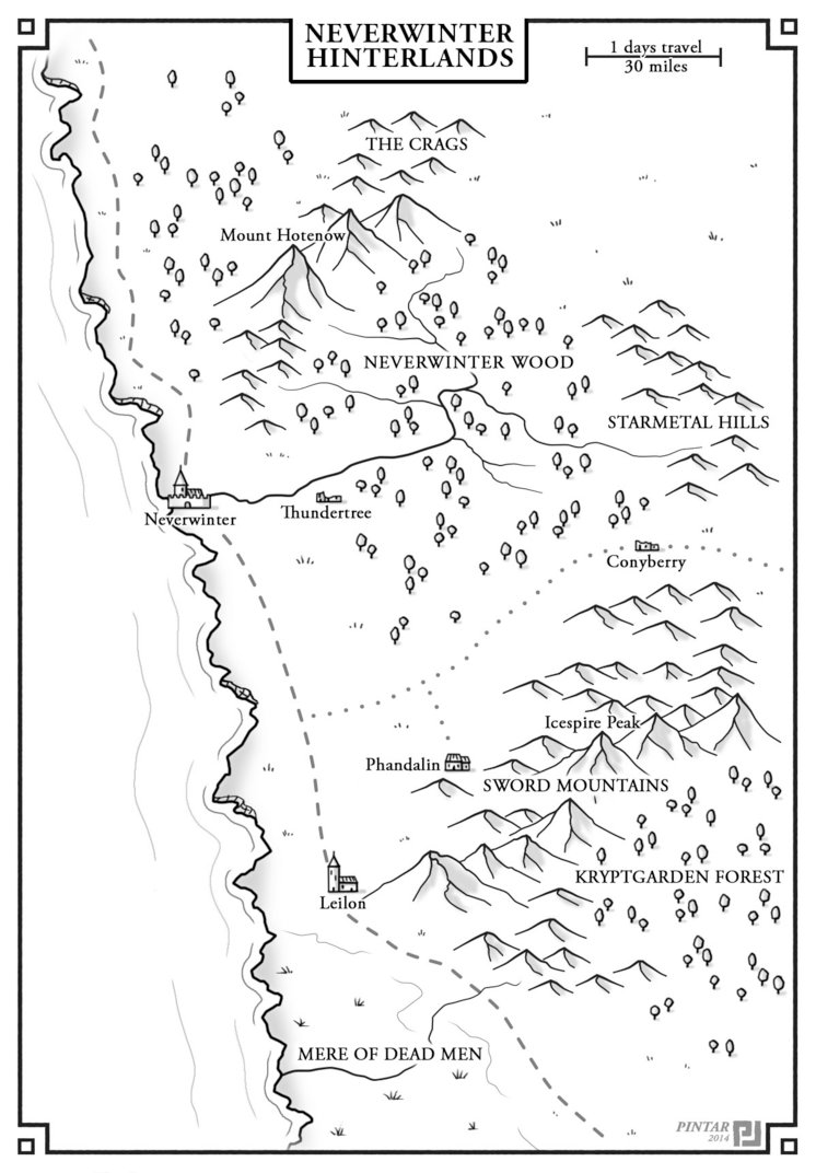 746x1072 A Map For Lost Mine Of Phandelver Dungeons Amp Dragons