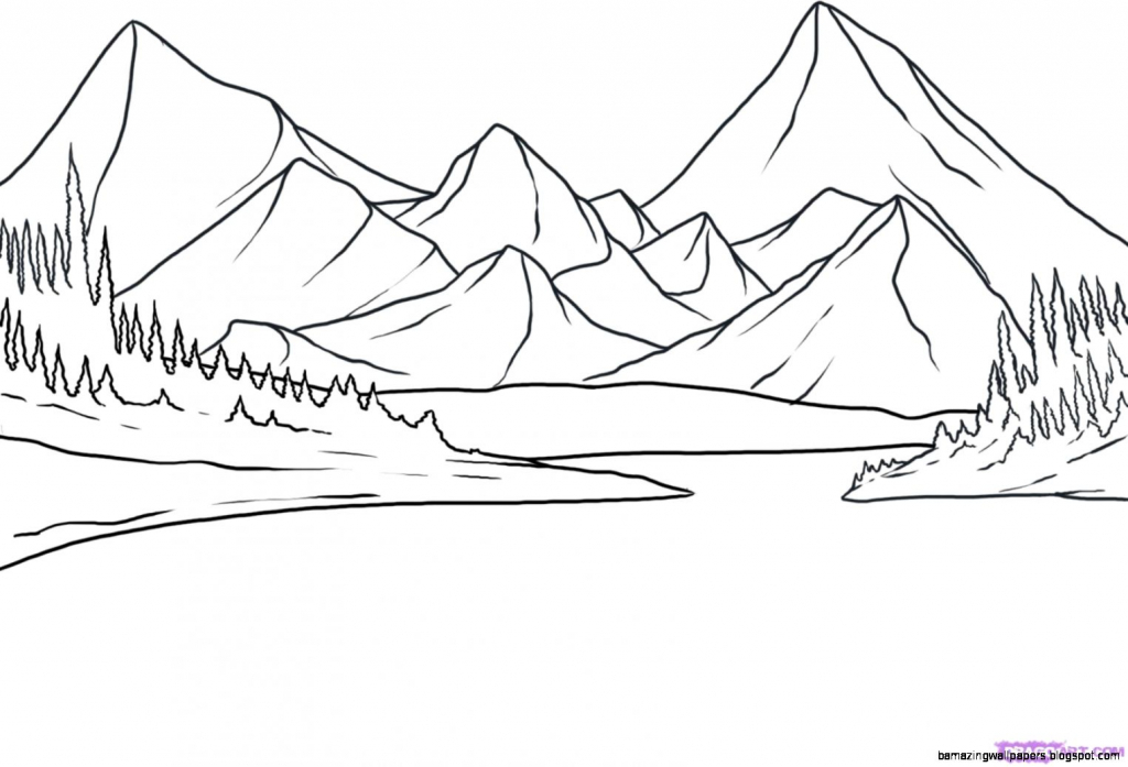 1024x697 Easy To Draw Landscapes