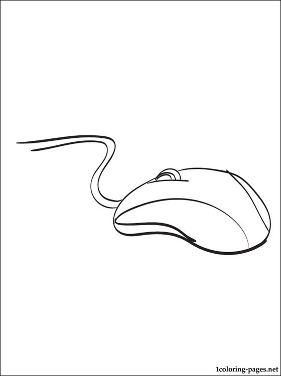 560x750 Computer Mouse Coloring Page Coloring Pages