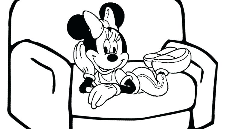 770x430 Minnie Mouse Printable Coloring Pages Mouse Drawing Pages