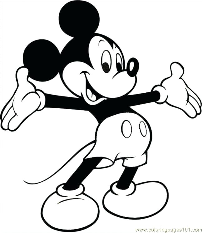 650x744 Best Mickey Mouse Face Coloring Pages Print Coloring Pages