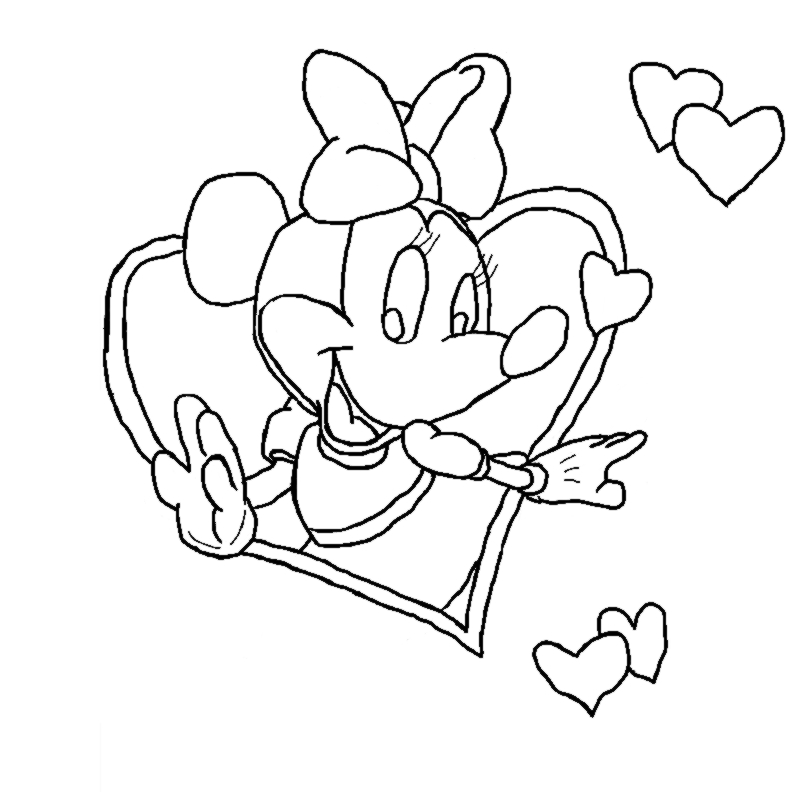 812x792 Minnie Mouse Line Art By Uzumakipiano
