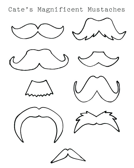 553x692 Mustache Coloring Page Cortefocal.site