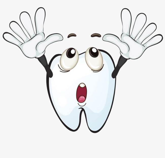 650x621 Open Your Mouth And Surprise Your Teeth, Tooth, Cartoon Hand