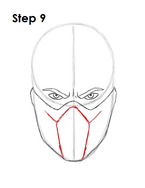 300x388 How To Draw Sub Zero (Mortal Kombat)