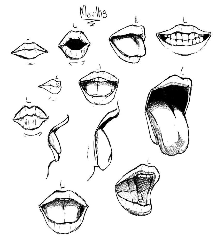 836x955 Drawn Hand Mouth 3343442