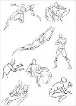 249x350 Dance Movement Drawing
