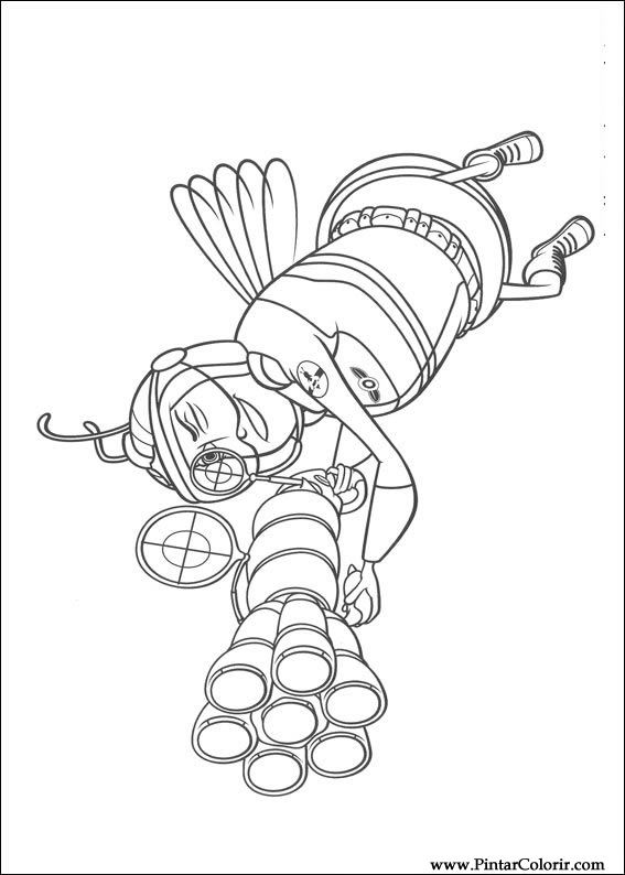 567x794 Drawings To Paint Amp Colour Bee Movie